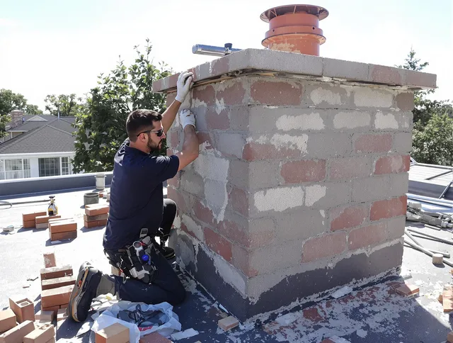 Advanced chimney repair process by Lake Forest Chimney Sweep in Lake Forest, CA