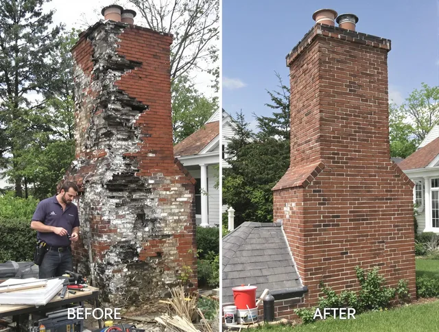 Lake Forest Chimney Sweep performing a full chimney restoration in Lake Forest, CA