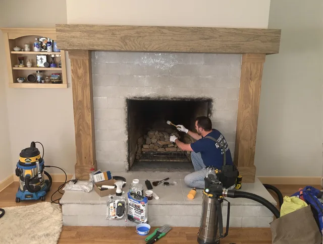 Detailed creosote removal process by Lake Forest Chimney Sweep in Lake Forest, CA