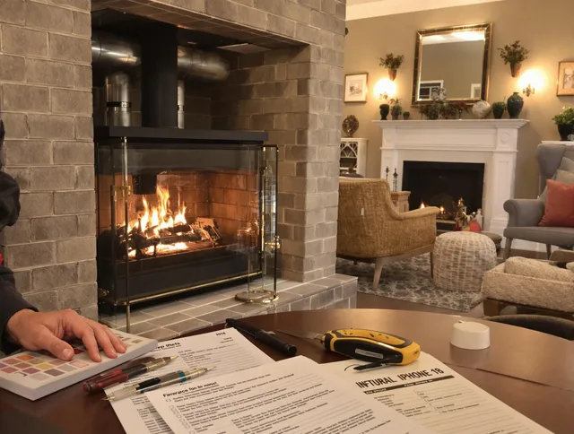 Lake Forest Chimney Sweep verifying fireplace safety measures in Lake Forest, CA