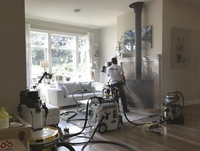 Soot removal service by Lake Forest Chimney Sweep for a fireplace in Lake Forest, CA